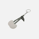 Llavero idris de cuero para mujer - Beige