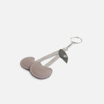 Llavero idris de cuero para mujer - Taupe