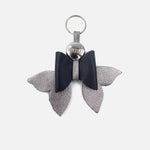 Llavero jena de cuero para mujer - Plateado