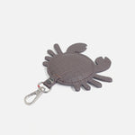 Llavero stacie de cuero para mujer - Café