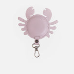 Llavero stacie de cuero para mujer - Morado