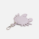 Llavero stacie de cuero para mujer - Morado