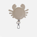 Llavero stacie de cuero para mujer - Taupe