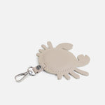 Llavero stacie de cuero para mujer - Taupe