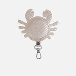 Llavero stacie de cuero para mujer - Oro