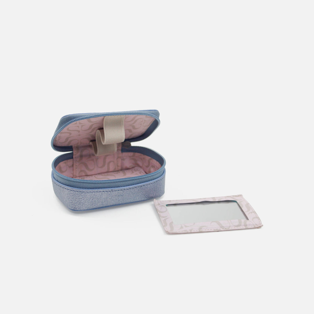 Porta labial genesis de cuero para mujer - Azul
