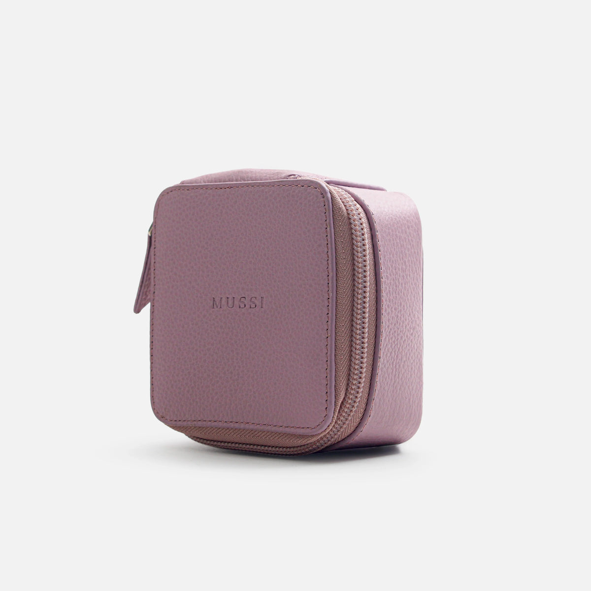Joyero selene de cuero para mujer - Rosado