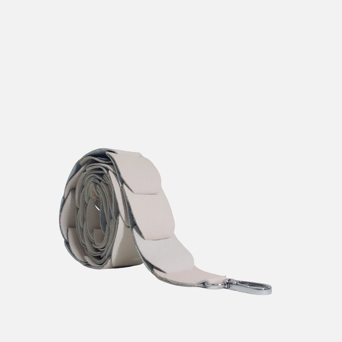 Reata maia de cuero para mujer - Hueso
