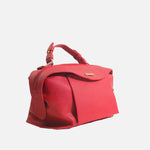 Bolso manos libres emily de cuero para mujer - Rojo