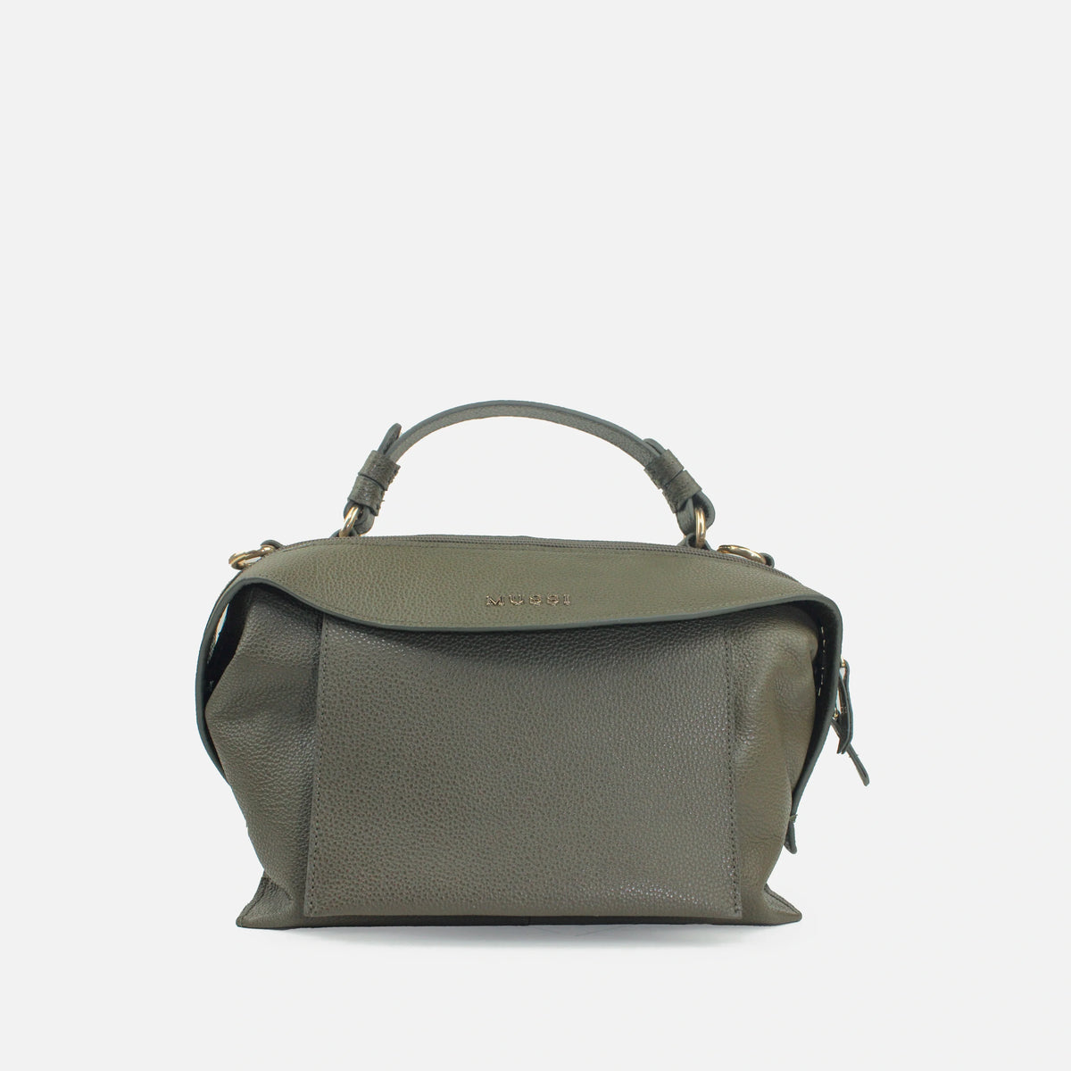 Bolso manos libres emily de cuero para mujer - Verde