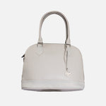 Cartera samara de cuero para mujer - Hueso