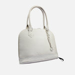 Cartera samara de cuero para mujer - Hueso