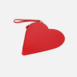 Sobre rubiana de cuero para mujer - Rojo