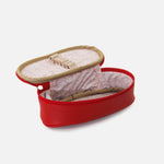 Cosmetiquera heloise de sintético para mujer - Rojo