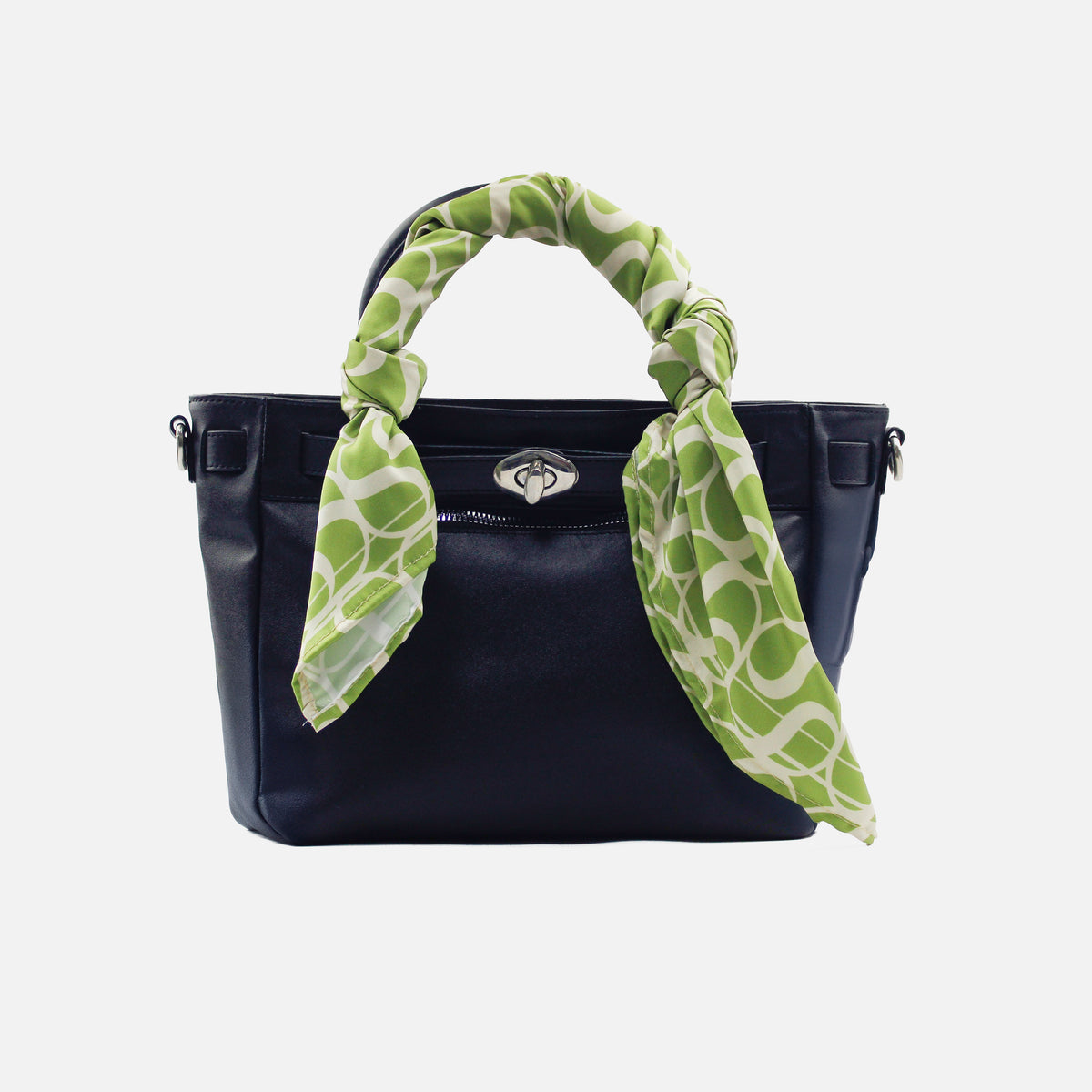 Cartera Serena de cuero para mujer - Negro