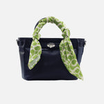 Cartera Serena de cuero para mujer - Negro