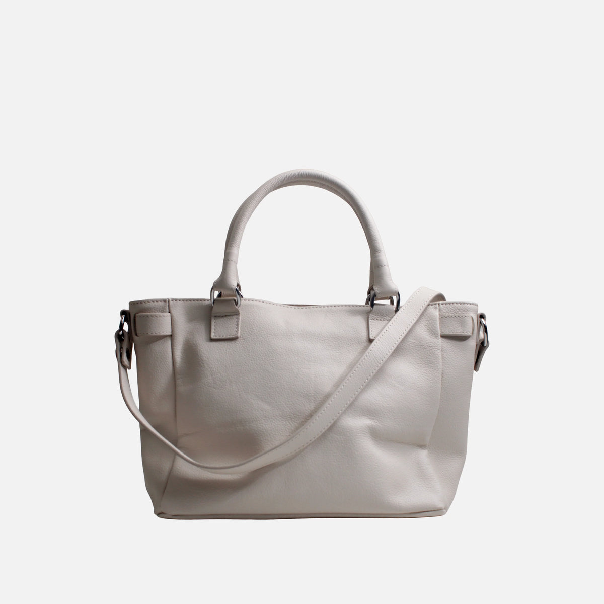 Cartera solya de cuero para mujer - Hueso