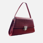 Bolso de mano mistral de cuero para mujer - Vino