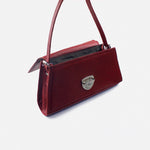 Bolso de mano mistral de cuero para mujer - Vino