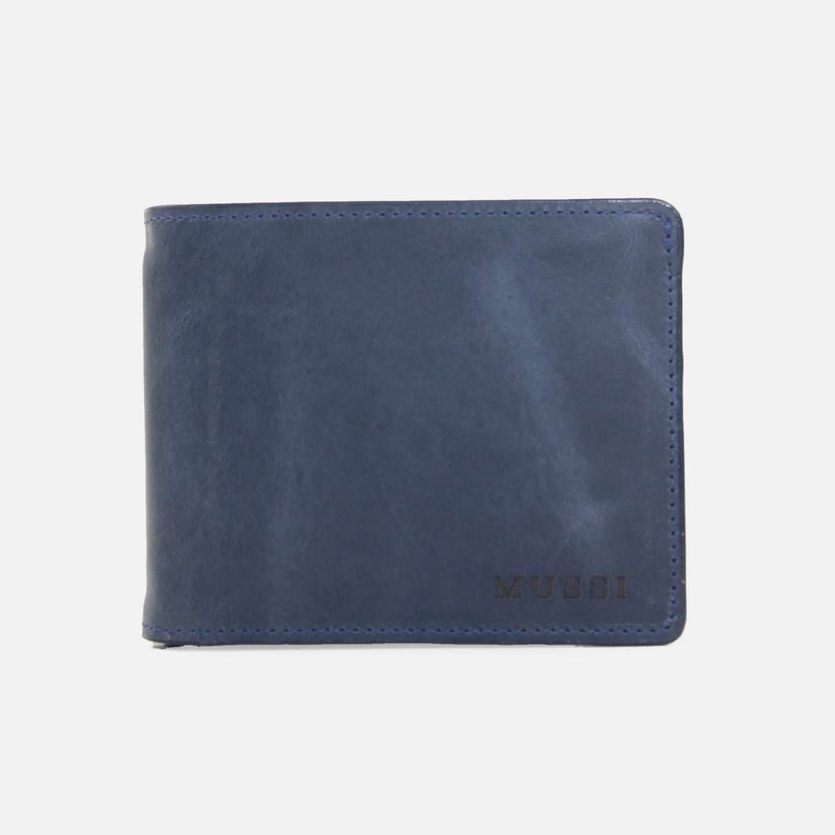 Billetera alessandro de cuero para hombre - Azul