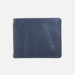 Billetera alessandro de cuero para hombre - Azul