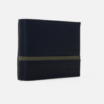 Billetera mattias de cuero para hombre - Negro