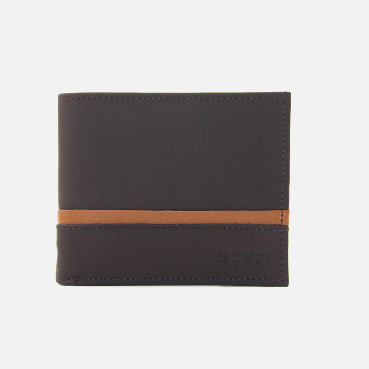 Billetera mattias de cuero para hombre - Café