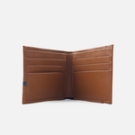 Billetera mattias de cuero para hombre - Miel