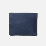 Billetera vincenzo de cuero para hombre - Azul