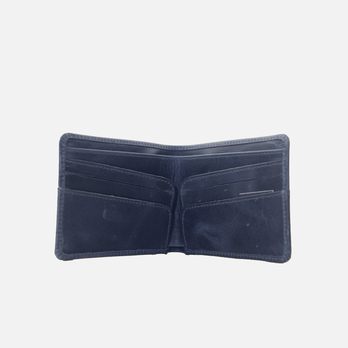 Billetera vincenzo de cuero para hombre - Azul