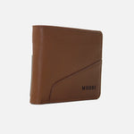 Billetera vincenzo de cuero para hombre - Miel