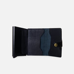 Billetera lewis de cuero para hombre - Negro