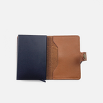 Billetera lewis de cuero para hombre - Miel