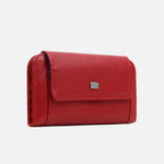 Billetera vilda de cuero para mujer - Rojo