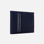 Billetera enrico de cuero para hombre - Negro