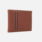 Billetera enrico de cuero para hombre - Miel