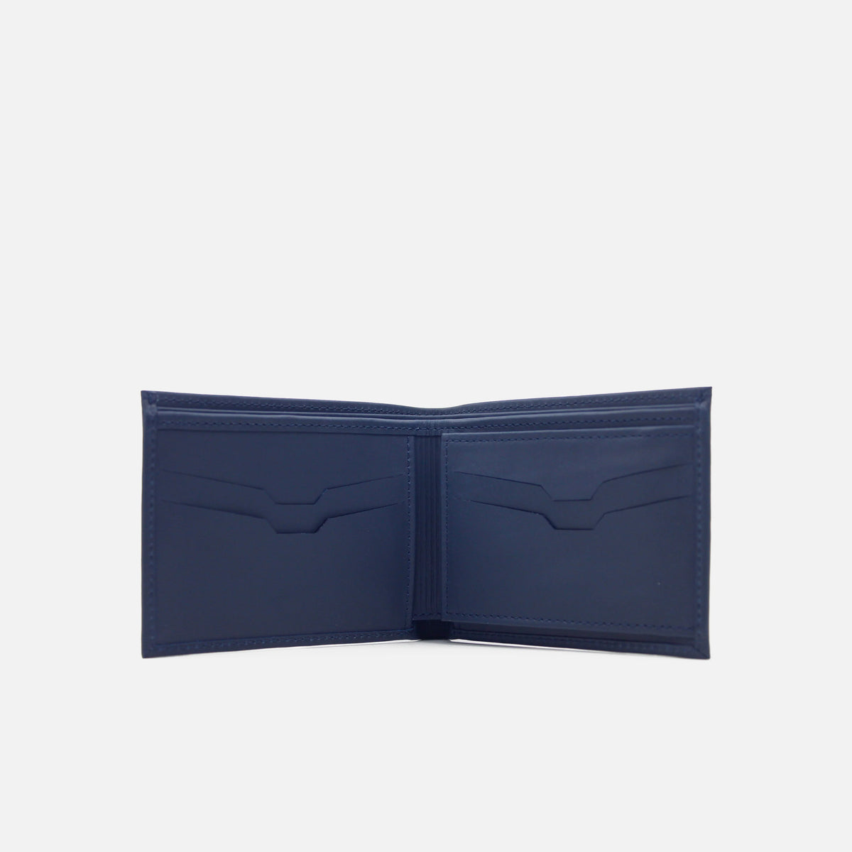 Billetera zinna de cuero para hombre - Azul
