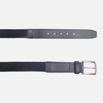 Correa felix de cuero para hombre - Negro