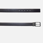 Correa lebrons de cuero para hombre - Negro