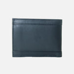 Billetera atlas de cuero para hombre - Negro