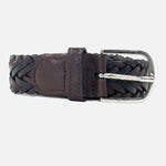 Correa betoven de cuero para hombre - Café