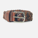 Correa solis de cuero para hombre - Miel