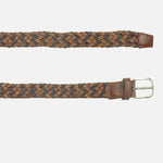 Correa solis de cuero para hombre - Miel