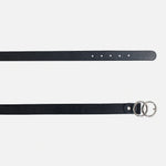 Correa ailin de cuero para mujer - Negro