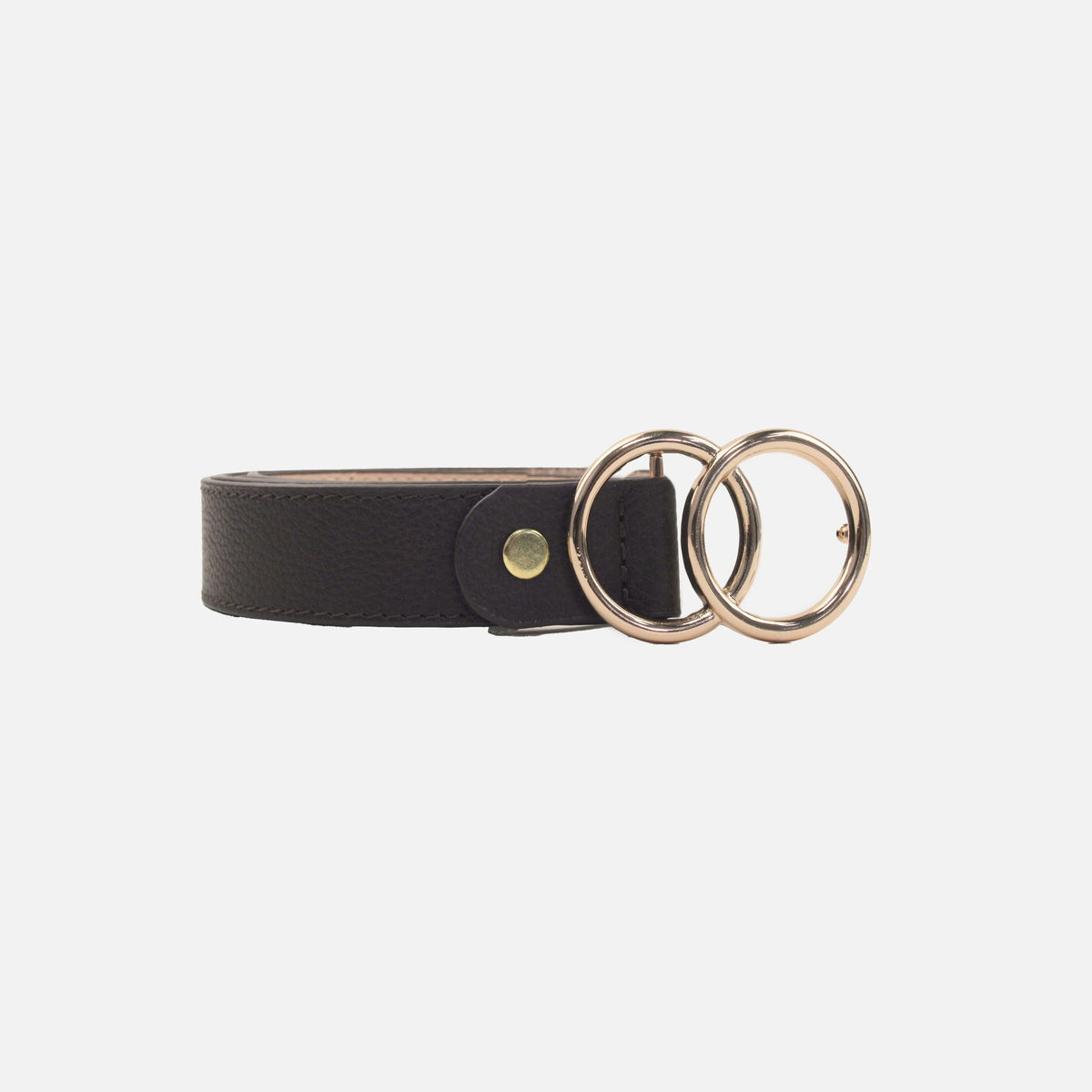 Correa 25 ailin de cuero para mujer - Café