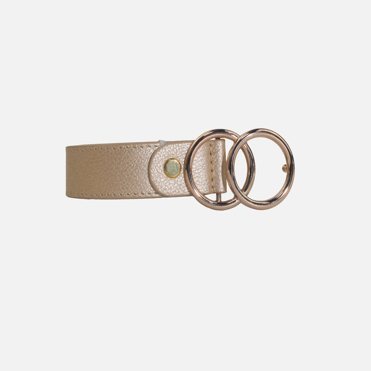 Correa ailin de cuero para mujer - Oro