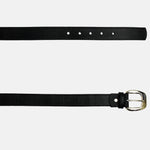 Correa silvana de cuero para mujer - Negro