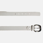 Correa silvana de cuero para mujer - Hueso