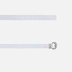 Correa 20 ariadna de cuero para mujer - Blanco