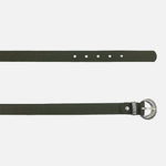 Correa ariadna de cuero para mujer - Verde